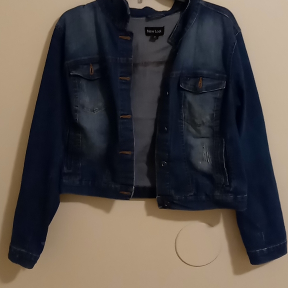 NWOT New Look Dark blue Jean jacket. - Picture 1 of 2